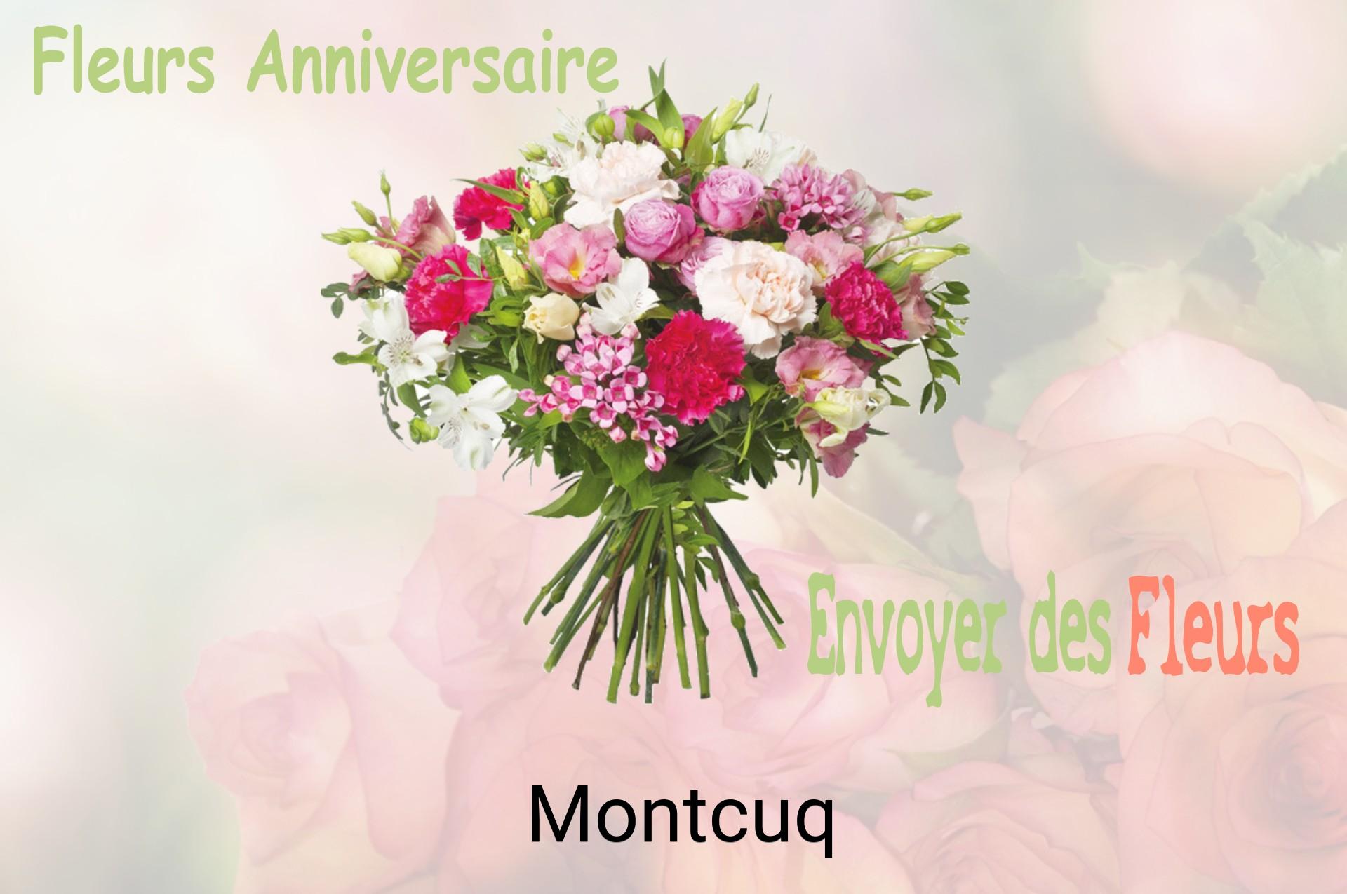 Bouquet de fleurs d’anniversaire livré à Montcuq